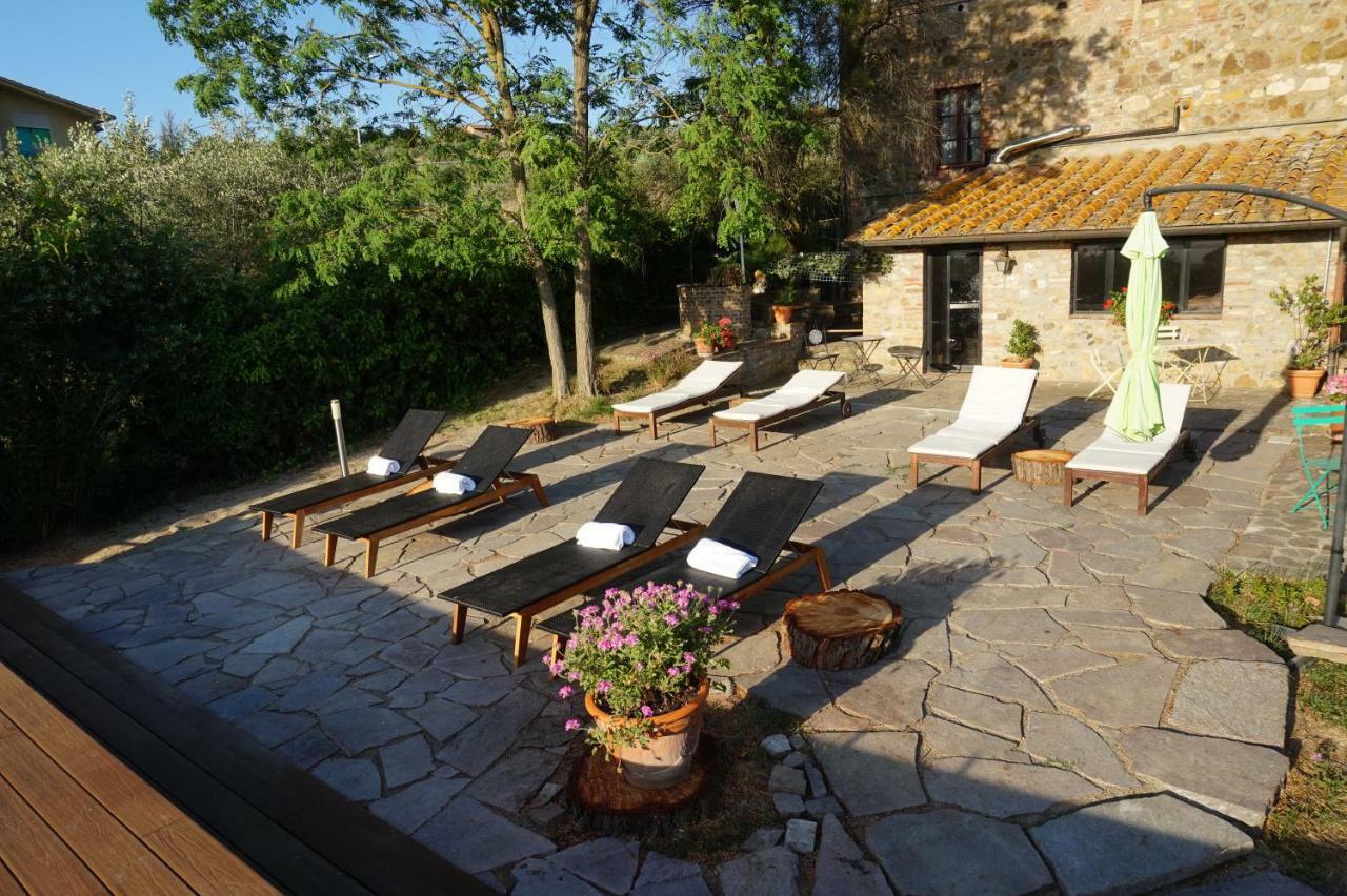 Bed and Breakfast Casa Lucia in Chianti Vagliagli Exterior foto